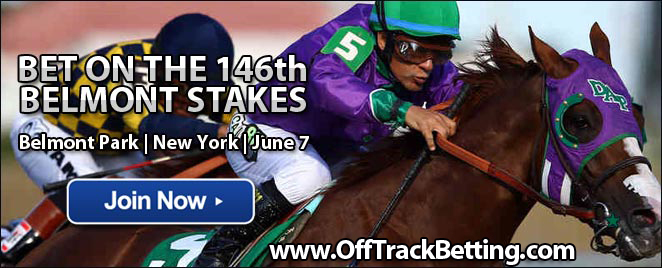 Can you bet on the belmont stakes online