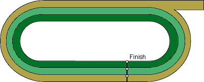 horse race track layout